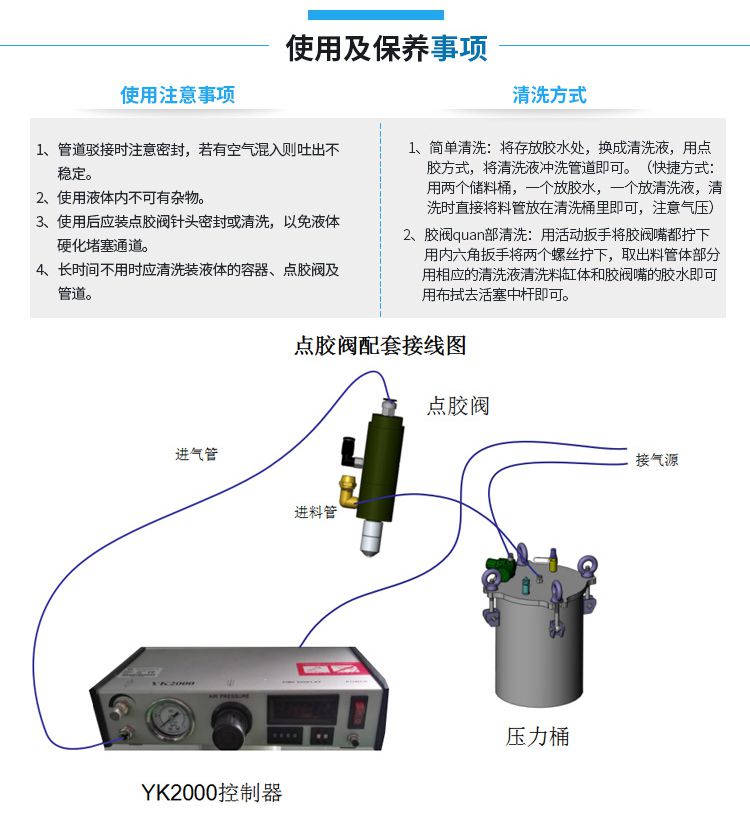 柱塞式點膠閥安裝